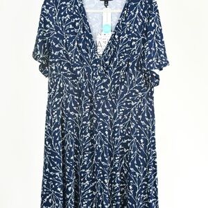 Floral Navy Dress